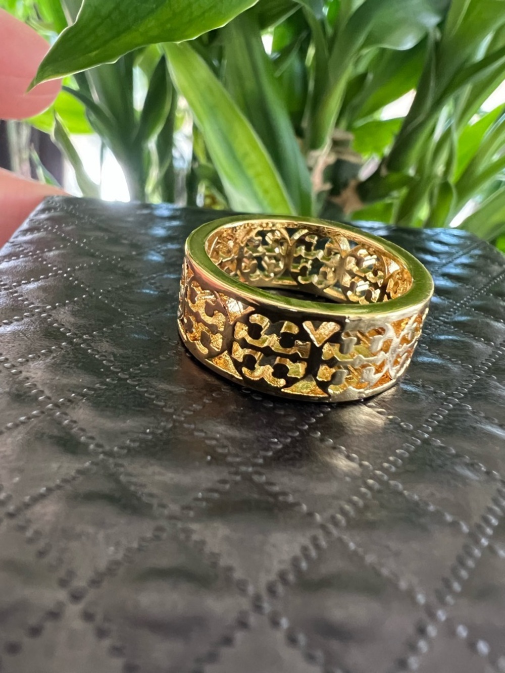 Tory Burch Gold Ring Size 8